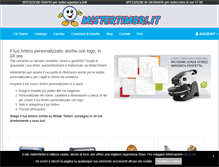 Tablet Screenshot of mistertimbri.it